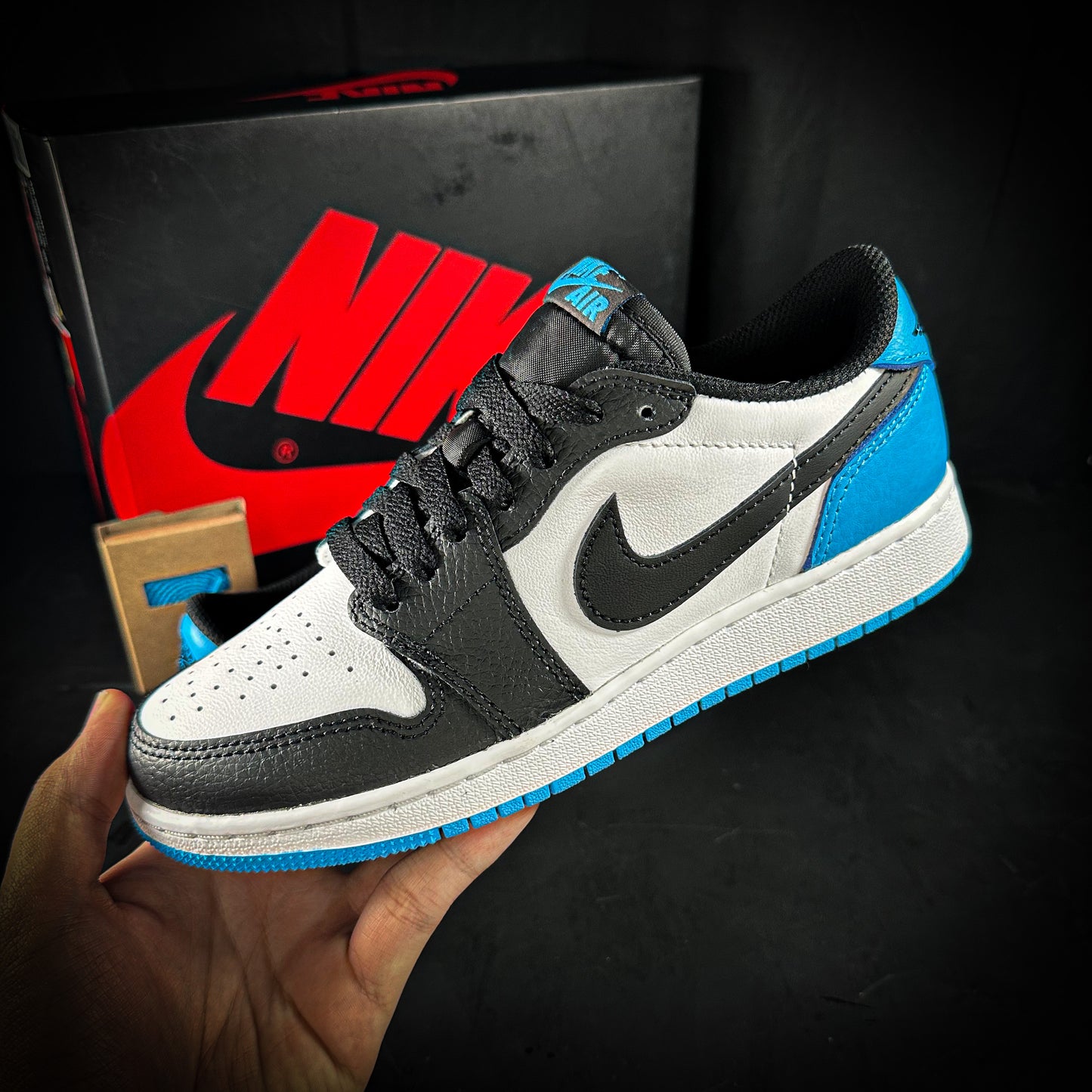 4us (5.5W) Nike Jordan 1 Low OG “UNC” 